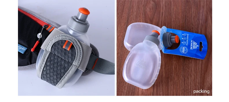 2 шт AONIJIE бутылки для воды колба контейнер для хранения BPA бесплатно для бега гидратационный пояс Рюкзак, Сумка-пояс жилет Кемпинг SD05 SD06