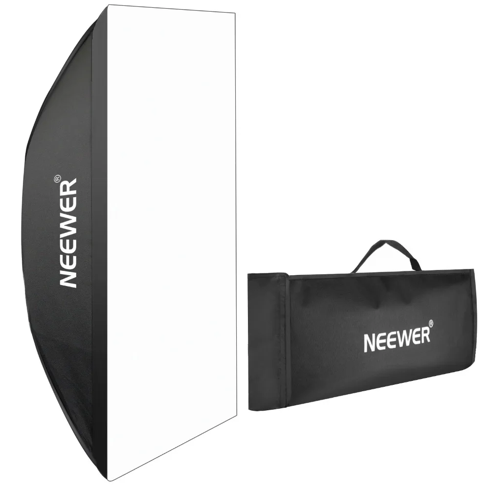 

Neewer Portable Rectangular Softbox with Bowens Mount 60 X 90cm / 23.6" X 35.4" for Canon for Nikon 300w 400W 600w Studio Flash