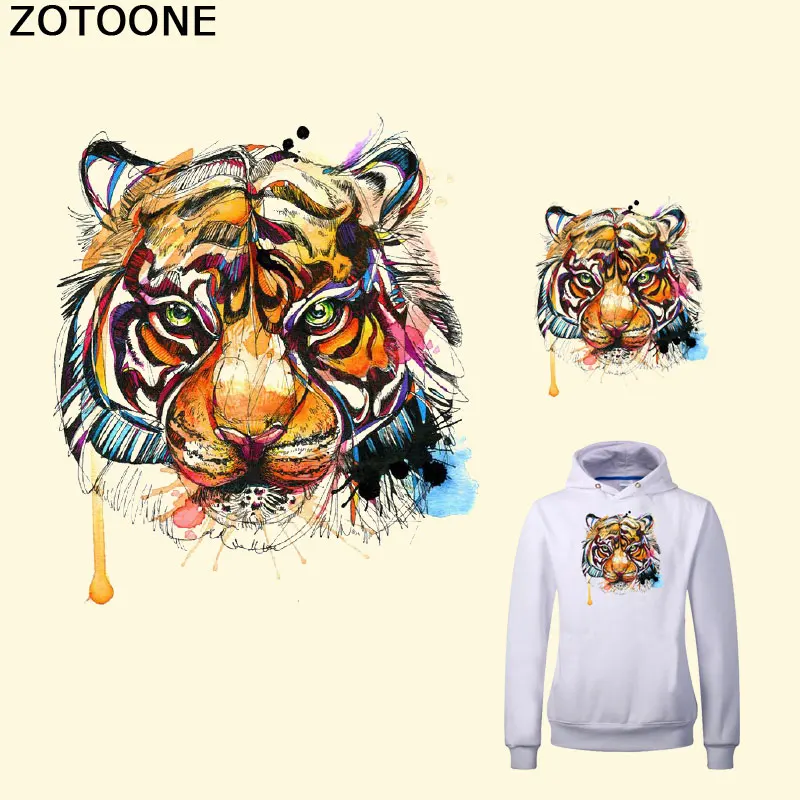 ZOTOONE новые модные нашивки с Львом 12 5*14 5 см термопереводные наклейки для