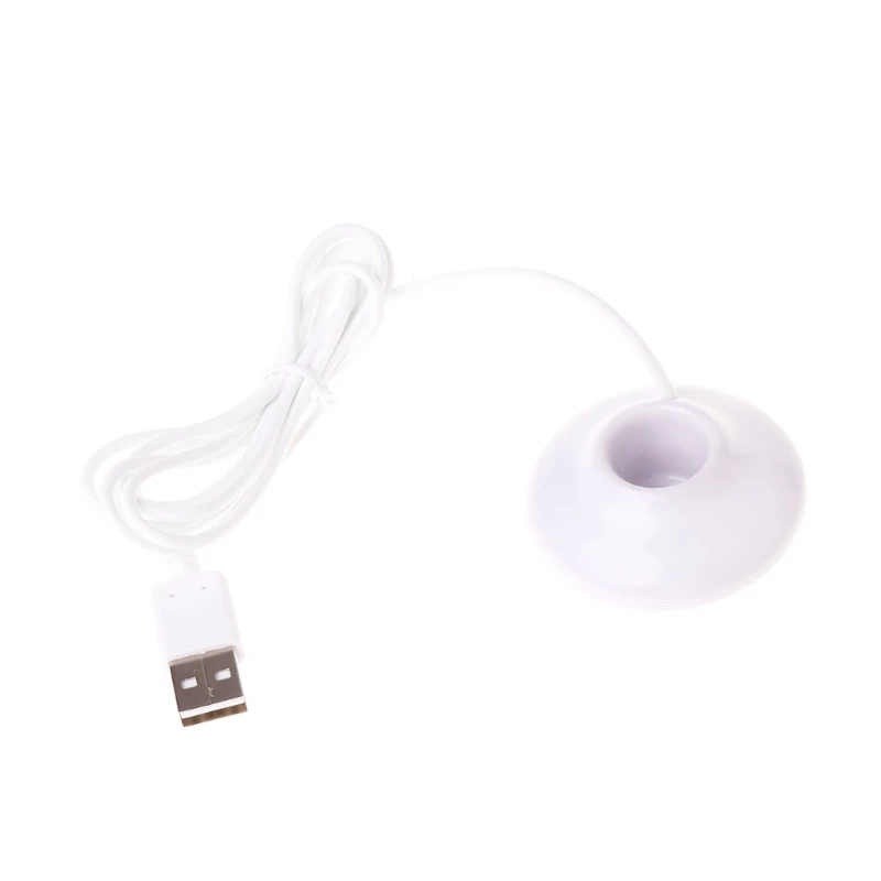 Белый 5 цветов мини USB пончик увлажнитель воздуха очиститель воздуха Арома диффузор для дома и офиса автомобиля портативный Высокое качество Новинка - Цвет: Белый