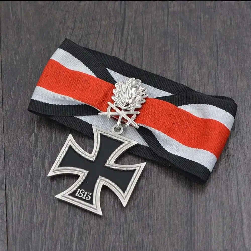 Высшее качество немецкая медаль WW2 Железный крест рыцаря 1939 1813 EK2 значок с