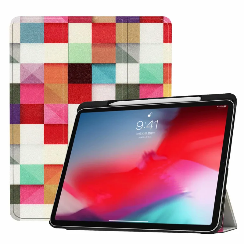 Модный милый чехол для iPad Pro 12 9 (2018) с держателем ручки защитный A1876 A1895 A2014 |