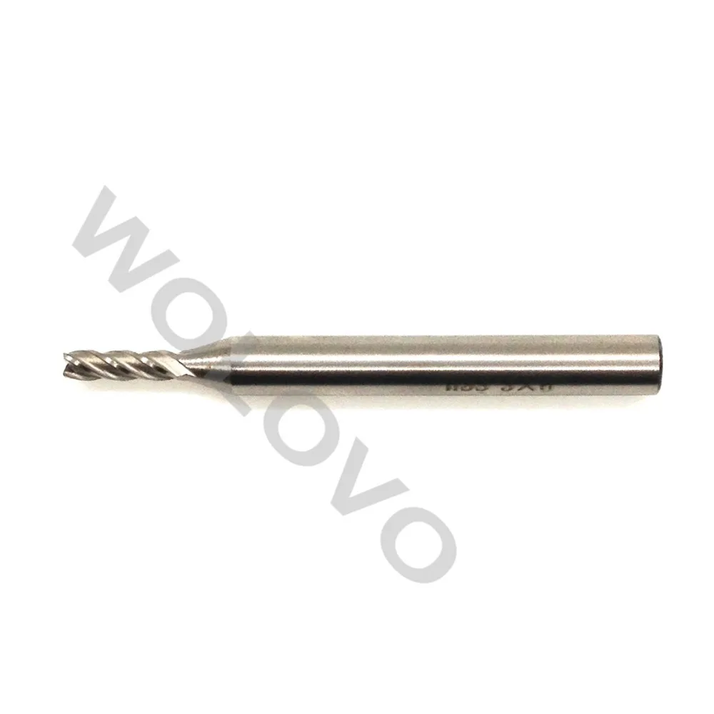 3 мм HSS CNC прямой хвостовик 4 флейты Концевая фреза сверло|milling cutter|4 flute end millflute mill |