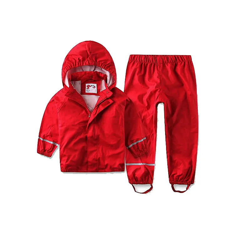 Лидер продаж Детские водонепроницаемые ветрозащитные дождевики из