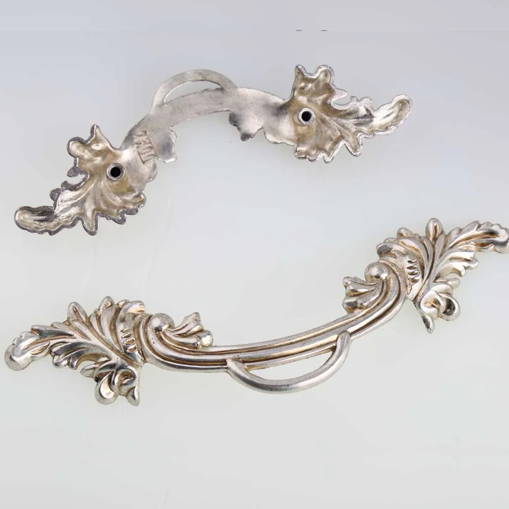 64 мм Серебряный антикварный выдвижной ящик выдвижная ручка для шкафа 96 Винтажный