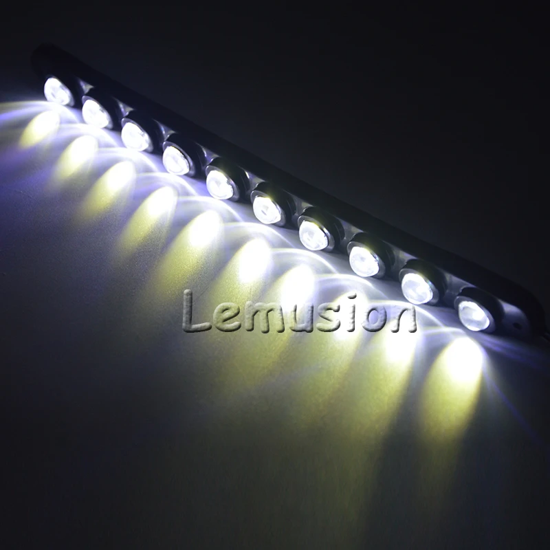 1 пара 10 светодиодный дневный ходовой светильник для автомобиля 12 В