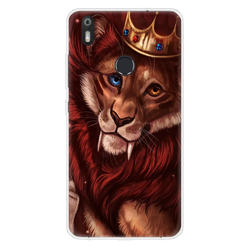 Чехол для телефона BQ Aquaris V Plus U2 Lite X Pro M 2017 Wolf Lion новый прозрачный мягкий
