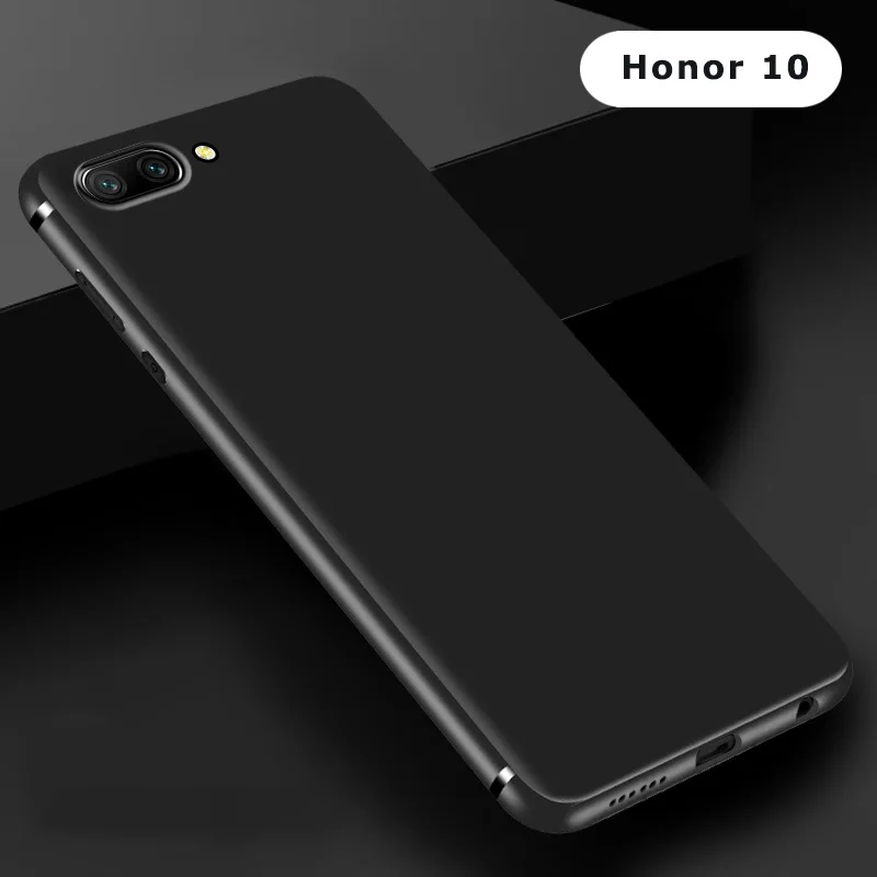 штейн матовый ультра тонкий Тонкий силиконовый чехол для Huawei Honor 10 чехлы мягкий