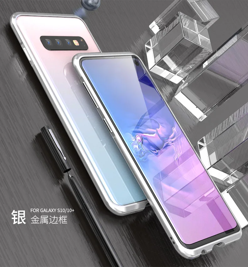 Роскошный металлический алюминиевый чехол-бампер для samsung Galaxy S10 Plus S10, чехол-накладка для samsung S10 Plus, противоударный чехол s Coque