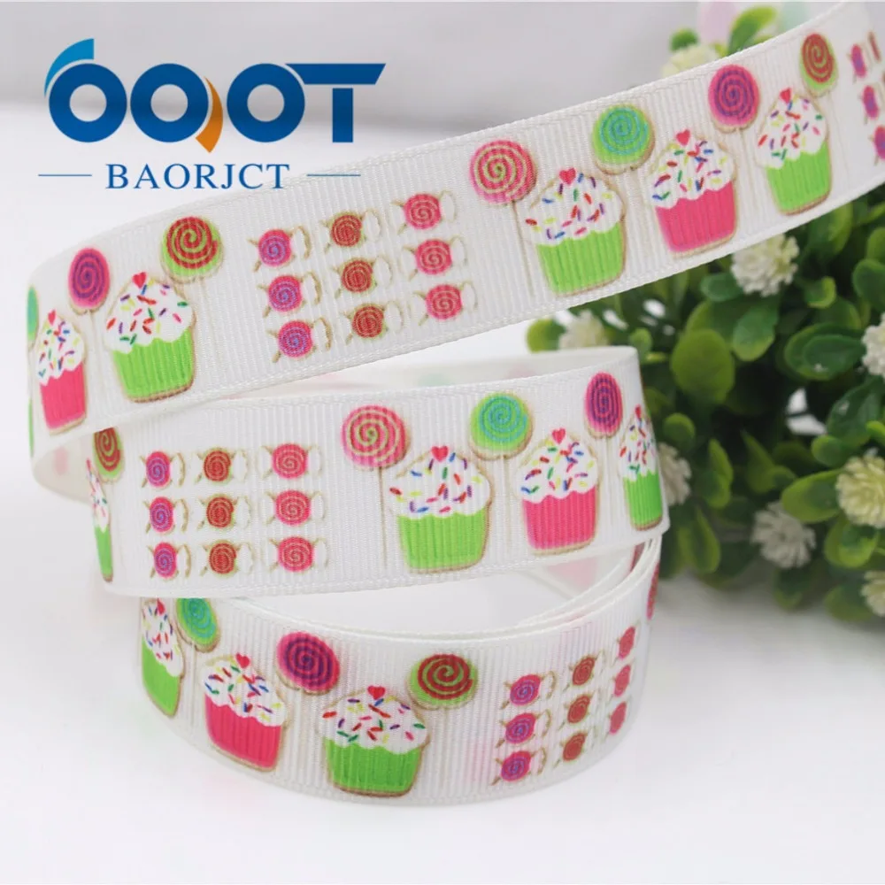 OOOT BAORJCT 175044 22 мм 10 ярдов ленты для конфет термопечать grosgrain Свадебные аксессуары DIY
