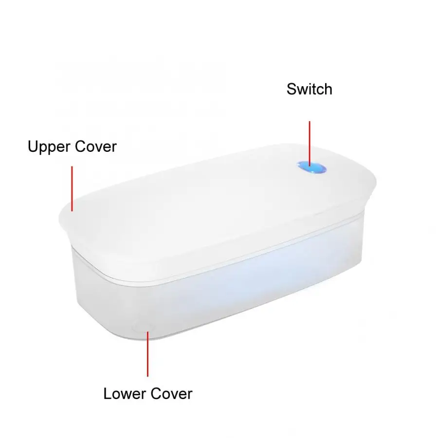 Rechargeable Ozone UV Disinfection Box Nail Art Tools Makeup Brushes Sterilizer Nail Tools Disinfection Machine
