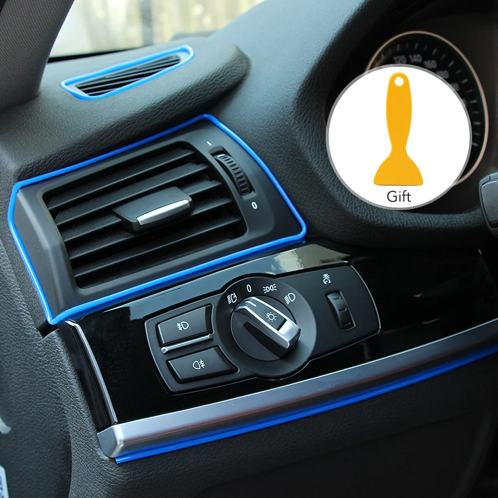 Наклейка для интерьера 5 м декоративная полоса стайлинг автомобиля Ford Focus 2 Chevrolet