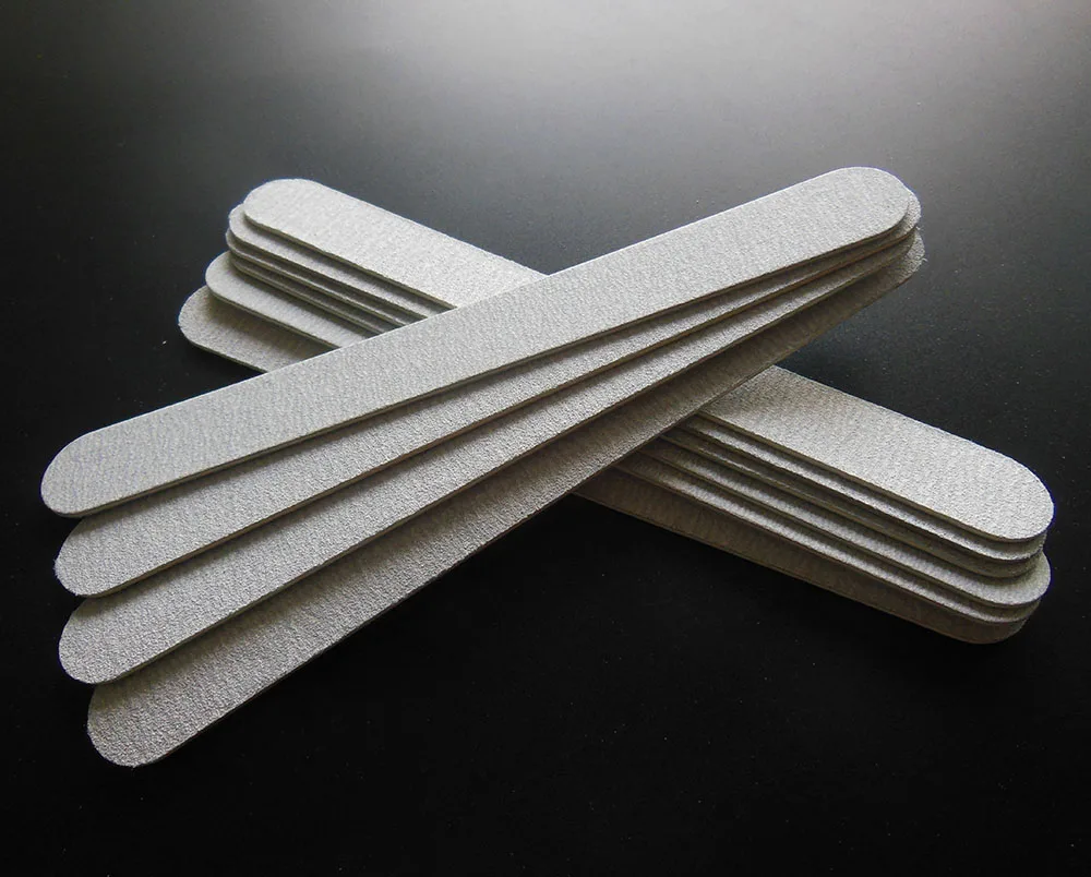 Пилка для ногтей zebra деревянная пилка тонкая одноразовая шлифовальная доска