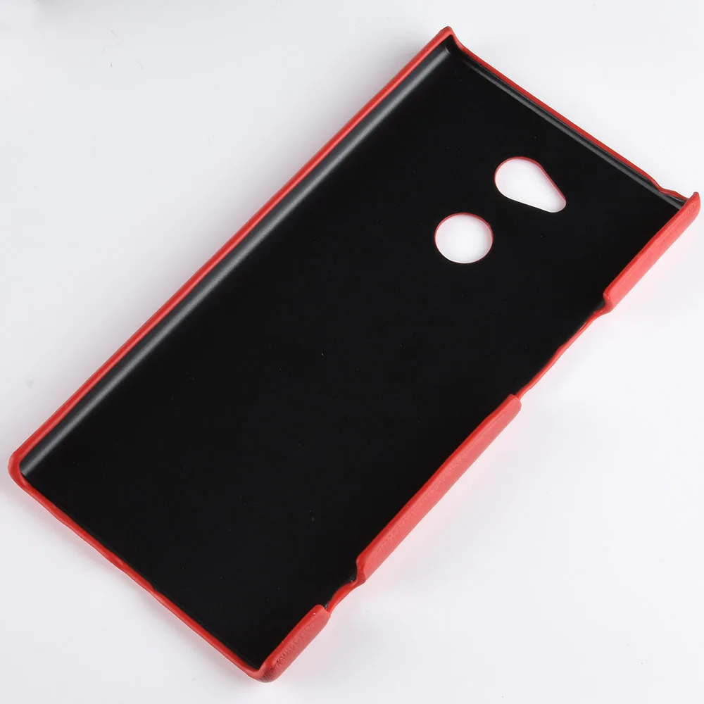 For Sony Xperia XA2 Ultra Case Super Classic Slim Leather Texture Hard PC Back Cover Business Shield Retro Protection |