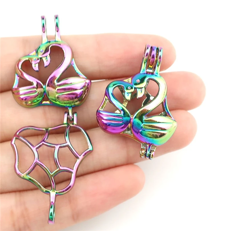 22 ''змея цепи Радужная жемчужина клетка губная помада для всей семьи: мамы