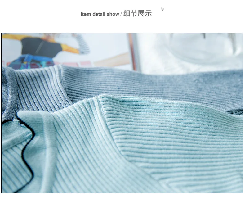 2017 осенние и зимние женские новый корейский низкий воротник эластичный тонкий