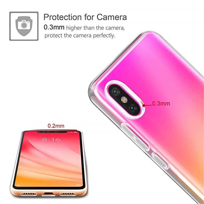 Мягкий прозрачный силиконовый чехол из ТПУ Для Xiaomi Mi 8 Explorer Edition задняя крышка для