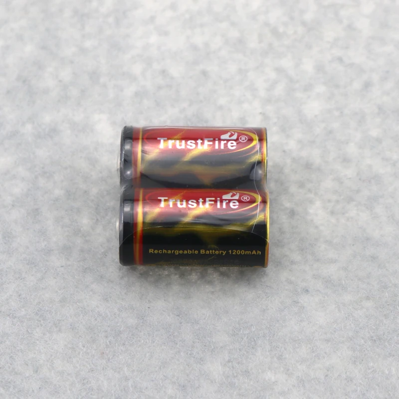 2pcs Trustfire 3.7V 18350 1200mah li-ion rechargeable battery for led flashlights E-cigarette ect DropShipping | Электроника
