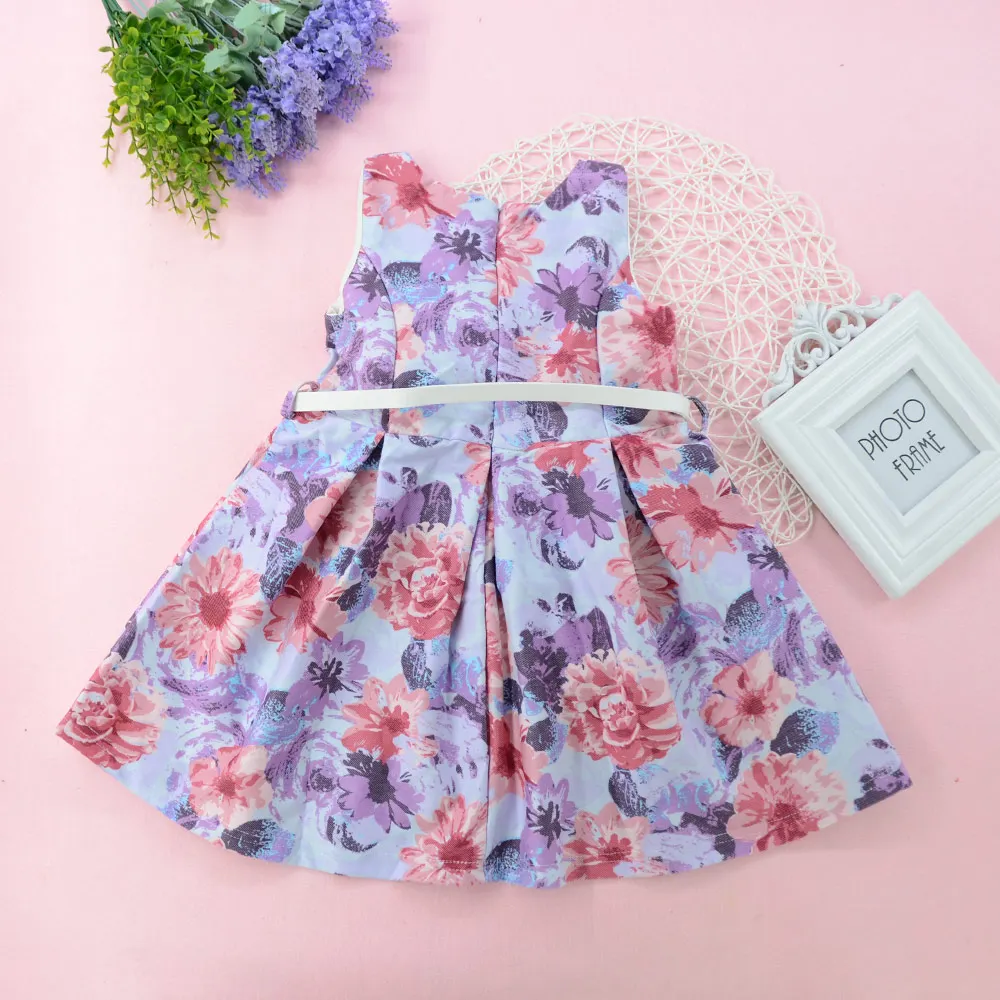 Hot Selling Kid Girls Cotton A-Line Sleeveless Dresses All Match Girl's Dress Fashion | Детская одежда и обувь
