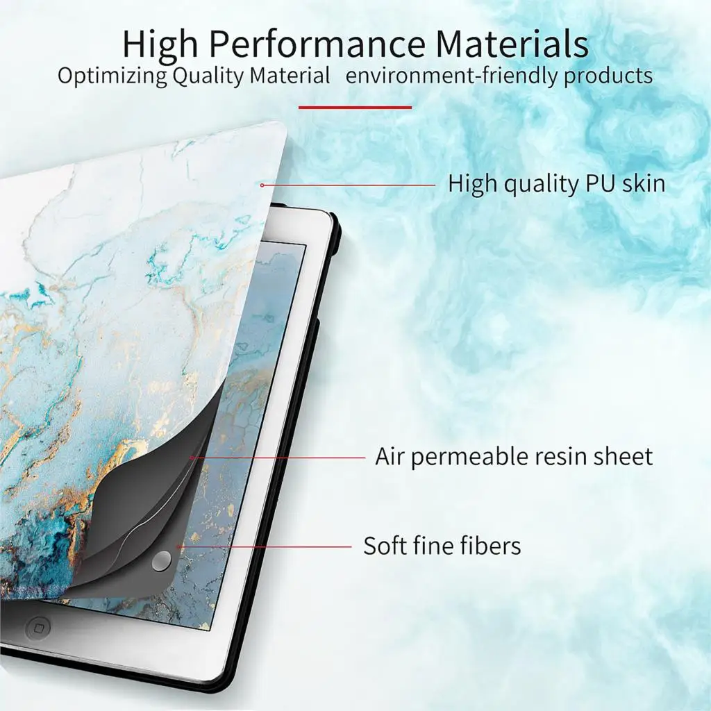 Чехол GOOJODOQ для iPad Air 2 Air 1 9,7, чехол с откидной крышкой для iPad 6го поколения, чехол Funda для iPad, Coque Capa