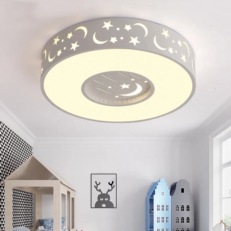 Креативная романтическая Светодиодная потолочная лампа modena star moom для мальчиков