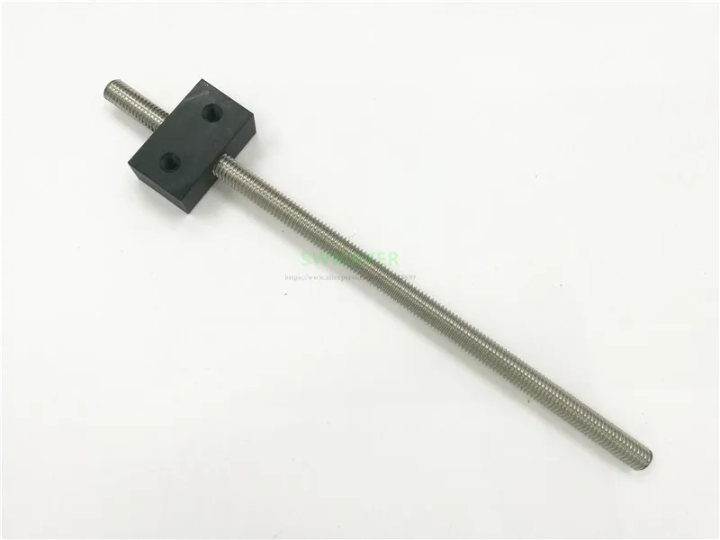 CNC Z ось резьбовой стержень из нержавеющей стали M8x1.25mm + M881.25mm delrin nut Shapeoko X-carve