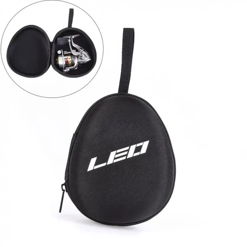 

16 x 13 x 9cm Black Vent Holes Spinning Drum Baitcasting Wheel Protective Case Cover EVA Fishing Reel Storage Bag