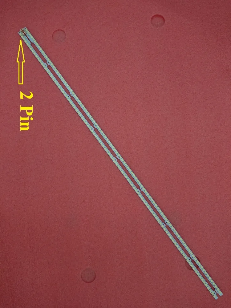 Лента светодиодная для Samsung UE55D6200, UN55D6000SF, UN55D6300SF, UN55D6000, UN55D6300, UA55D6600, UA55D6000, BN64-01664A, 2011SVS55, 2 шт./компл.