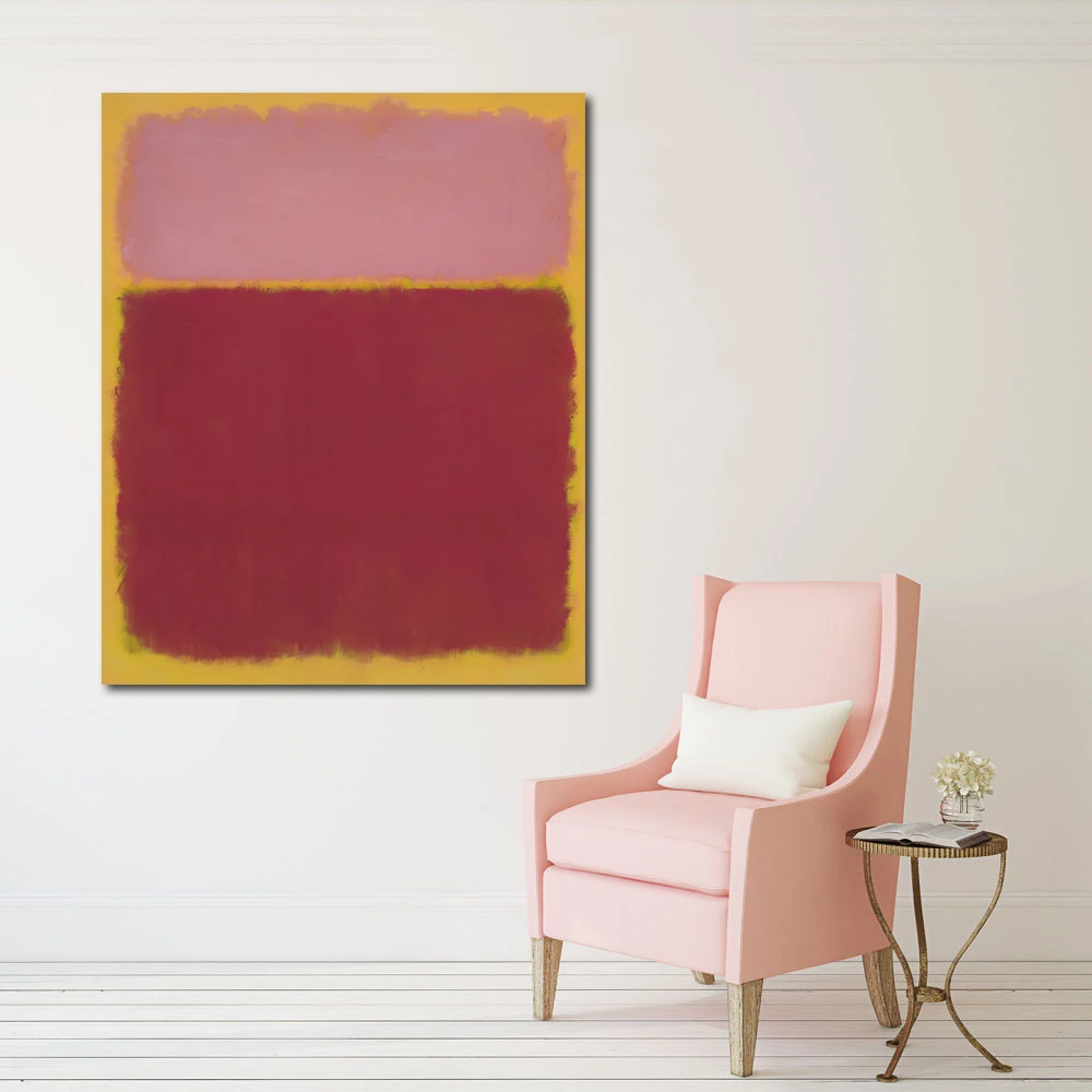 JQHYART Mark Rothko классическая картина маслом Настенная домашний декор для гостиной