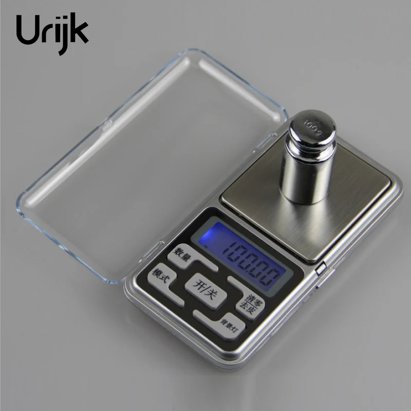 Urijk 500 г X 0 01 Мини цифровые весы электронные ювелирные карманные точные мини
