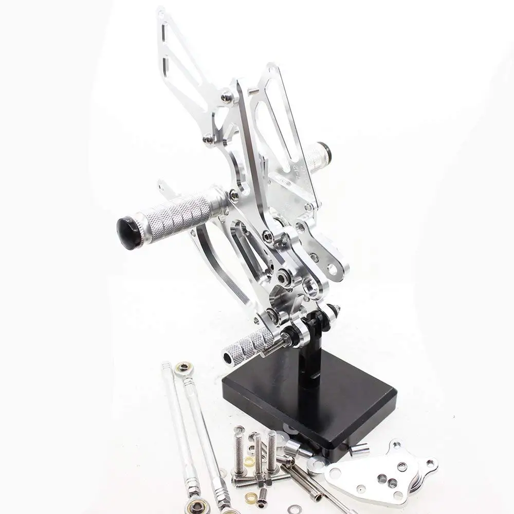 Для Honda CBR600RR CBR600 мотоцикл подножки ЧПУ Регулируемая Rearset подставки для ног CBR 600RR 600 Подножки педаль