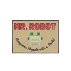 1 шт., Высококачественная нашивка MR робот для телевизионного шоупришивания, продавец из США, ремонт компьютера с улыбкой, нашивка Aanywell
