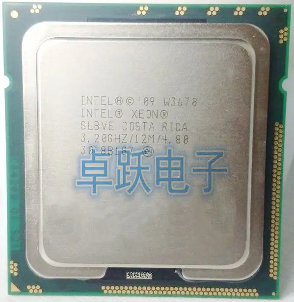 Процессор Intel Xeon W3670 w3670 3 2 ГГц LGA1366 12 МБ L3 кэш/шесть ядер/серверный процессор|xeon