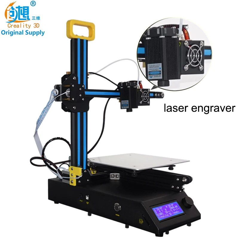 2 в 1 3d принтер DIY комплект CREALITY 3D CR-8 Полный металлический легко собрать с 200 г нити |