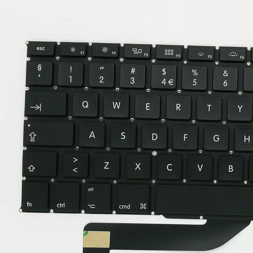 Новая норвежская Клавиатура для ноутбука Macbook Pro 15 дюймов Retina A1398 сменная
