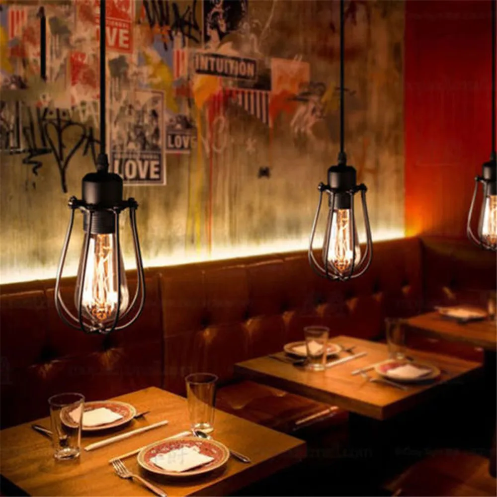 Vintage Industrial Loft Ceiling Lamp Chandelier Pendant Lighting Fixture Hanging suitable for cafe/bar/home decor | Лампы и освещение