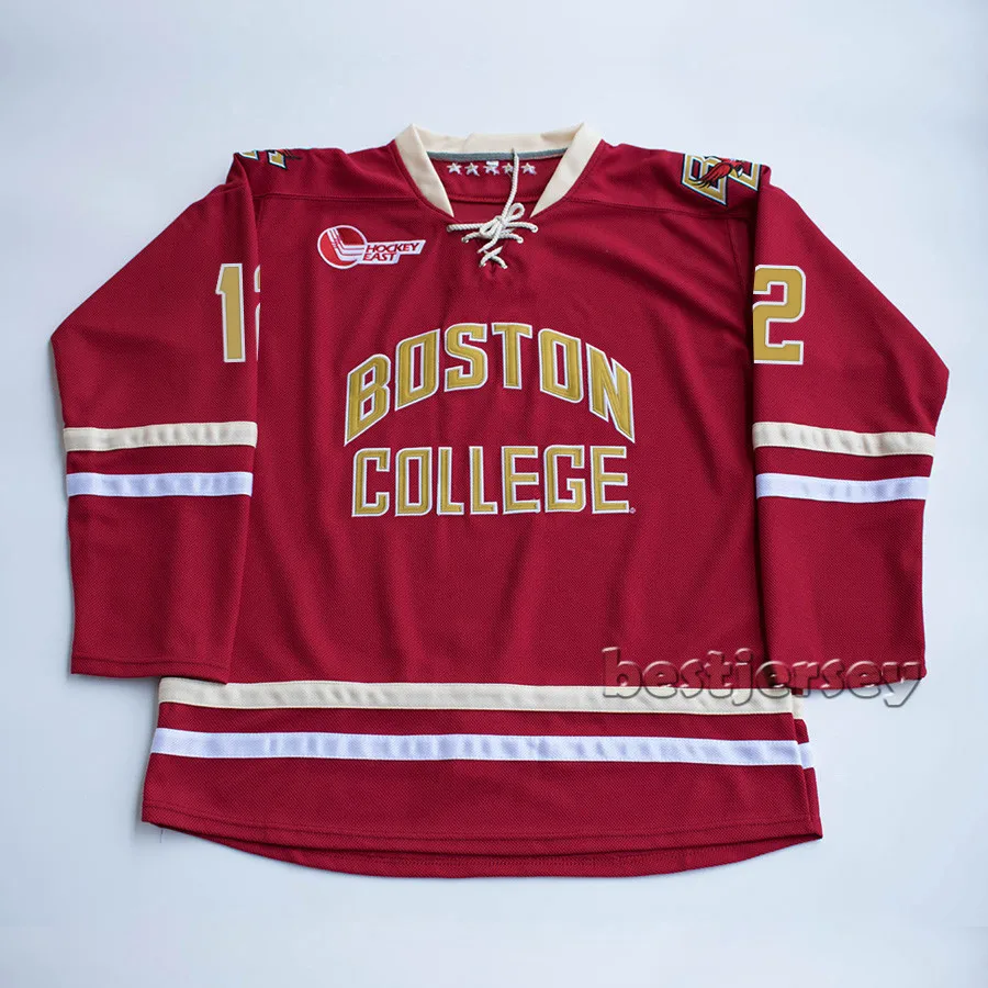 Kowell Бостон Колледж 12 Майк booth прошитой Хоккей Джерси|stitched hockey jerseys|hockey jerseyboston college |
