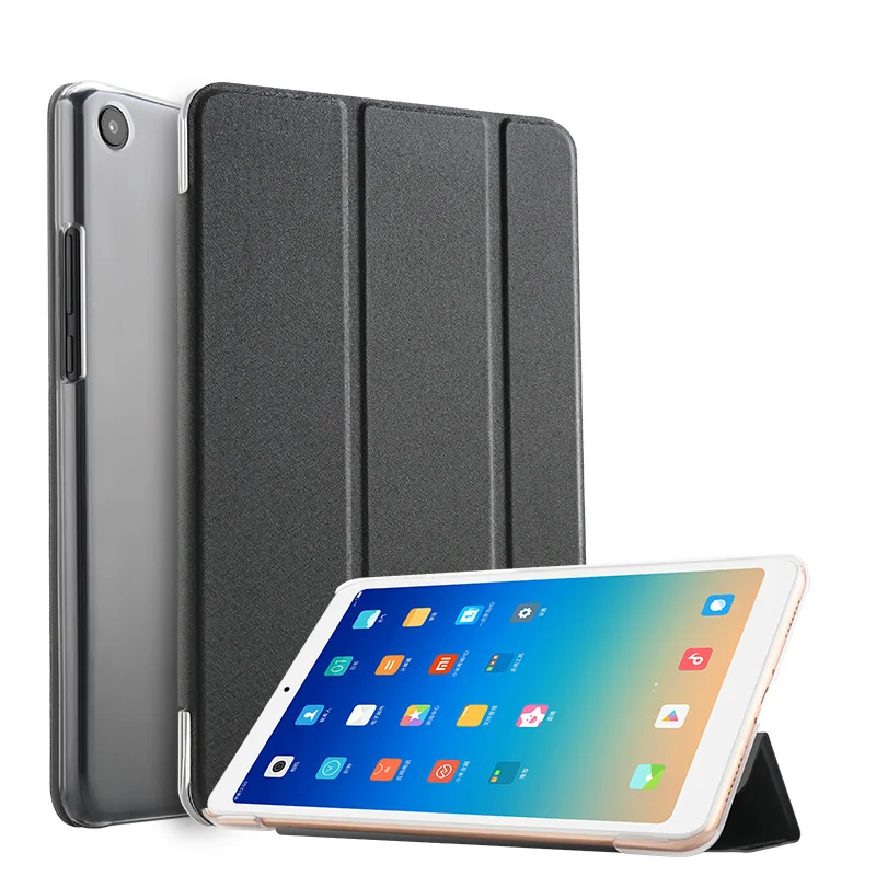 Чехол ZEAMAR для Xiaomi mi Pad 4 Plus 10,1 ''кожаный смарт-чехол с подставкой для mi pad 4 Plus чехол с функцией автоматического сна/пробуждения - Цвет: black