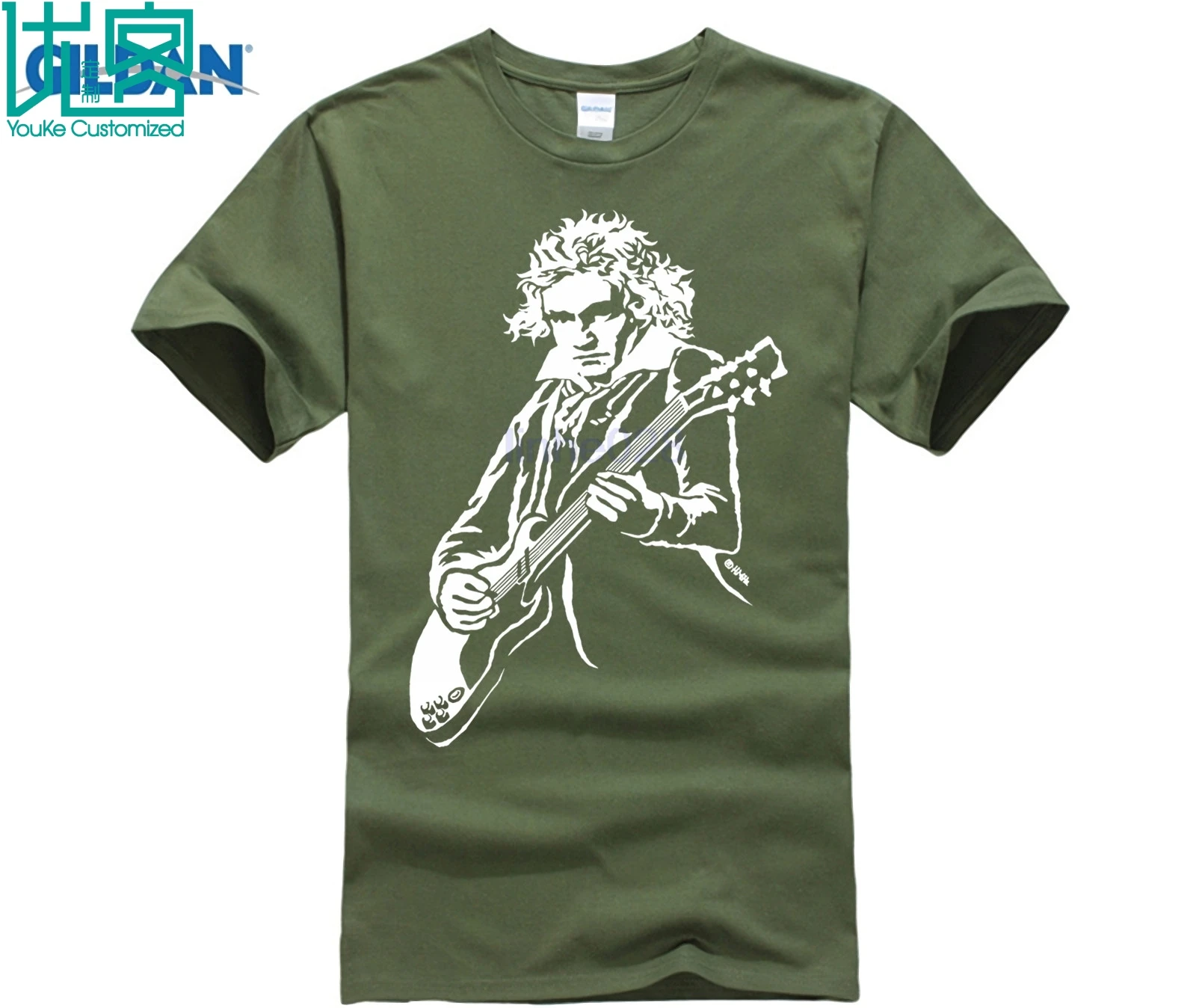 Бетховен рок! Футболка | Мужская одежда