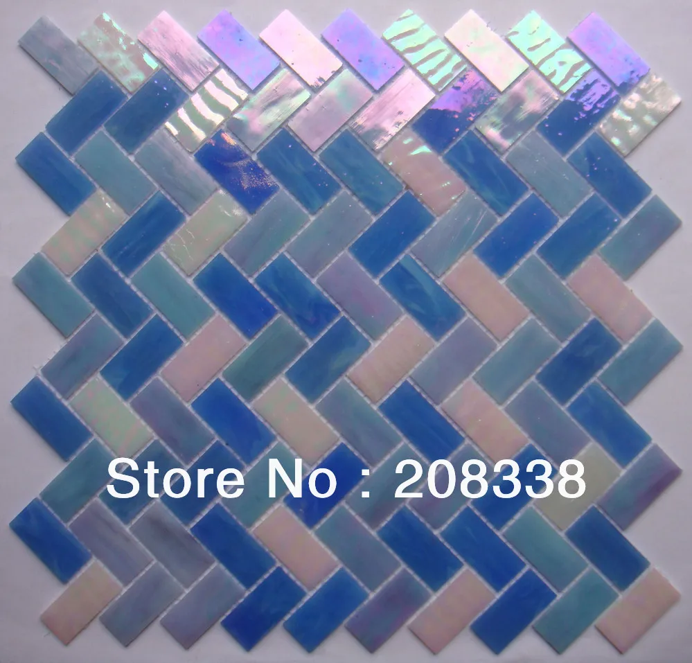 Стеклянная мозаичная плитка Тиффани Ванная комната Кухня задний всплеск