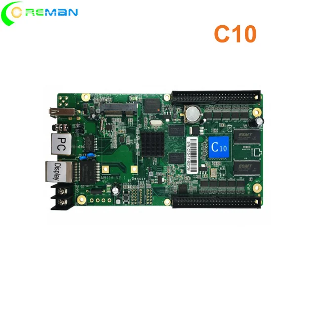 Полноцветный светодиодный настенный видеоконтроллер HD C10 уличный пульт