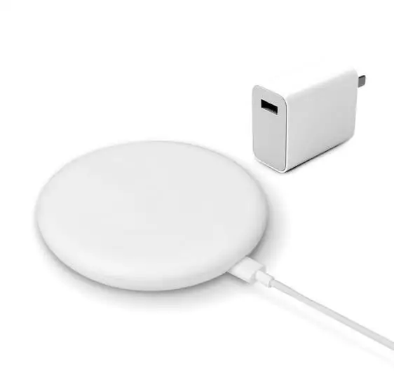 add adpter Xiao mi Беспроводное зарядное устройство 20 Вт макс для mi 9(20 Вт) mi X 2 S/3(10 Вт) Qi EPP совместимый мобильный телефон(5 Вт) несколько безопасный - Тип штекера: add adpter