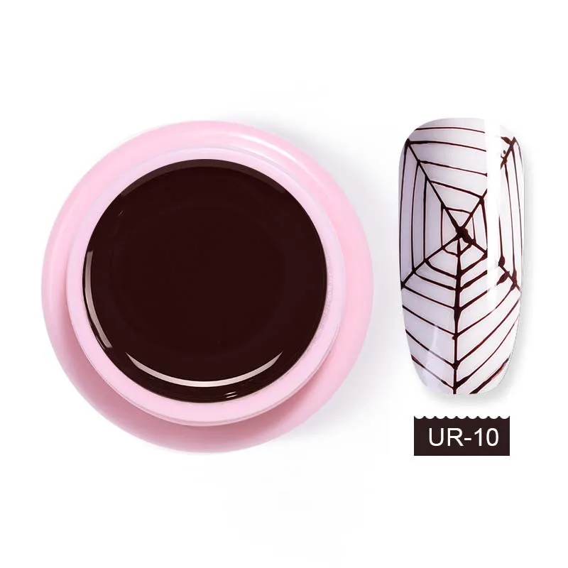 10 Ur Sugar краска гель лак для ногтей Spider Line гель лак УФ замачиваемый Лак Блеск профессиональная краска для ногтей маникюрные инструменты для ногтей - Цвет: 10