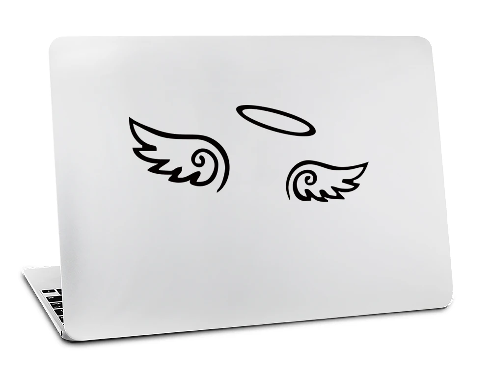 M3006 Крылья угол для логотипа для Apple Наклейка для Macbook Skin Air 11 13 Pro 13 15 retina компьютер ноутбук виниловая Adesivo наклейка - Цвет: M3006