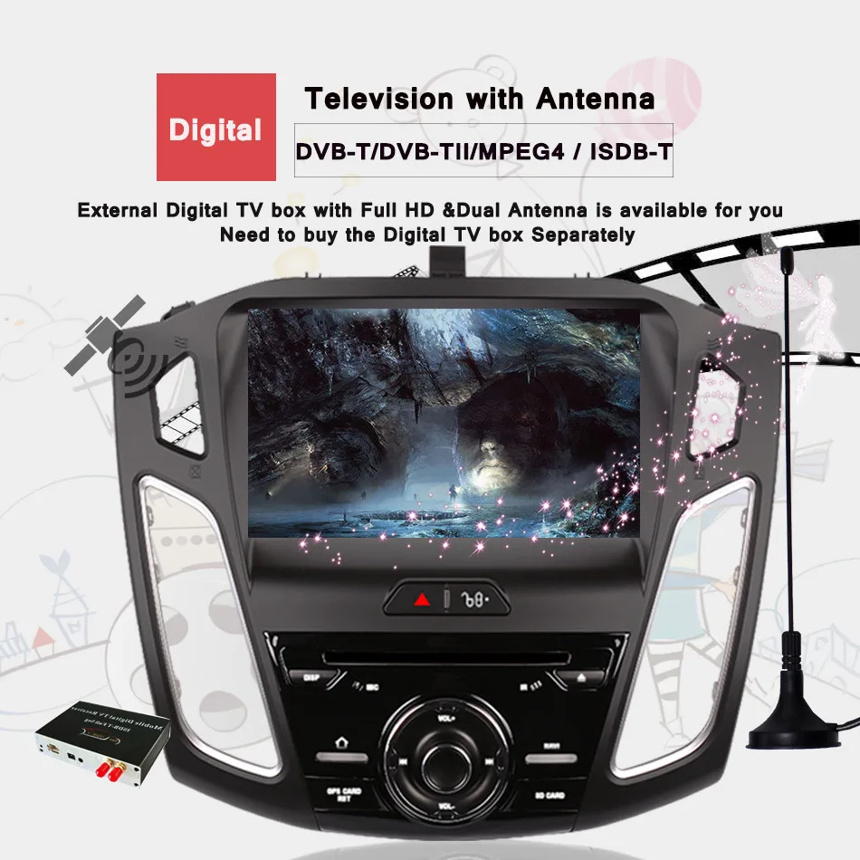 Автомагнитола 9 &quotс восьмиядерным процессором 4 Гб + 64 ГБ android 10 0 DVD-плеером Радио