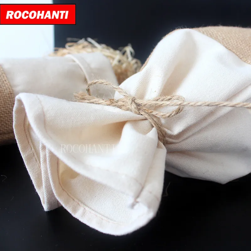 Маленькие зернистые мешки с круглым дном 10х джутовый мешок для риса хлопковая