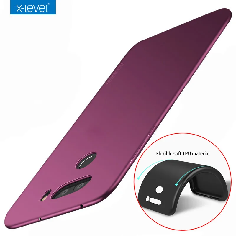 X-Level супер тонкий мягкий \ Матовый ТПУ матовый чехол для LG V40 V30 V20 G7 G8 V50 ThinQ чехол для телефона fundas