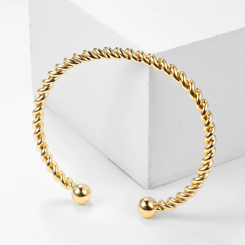 Fashion accessories simple alloy gold crystal moon round leaf 4 pieces set open Bracelets for women party jewelry bangle gift | Украшения и