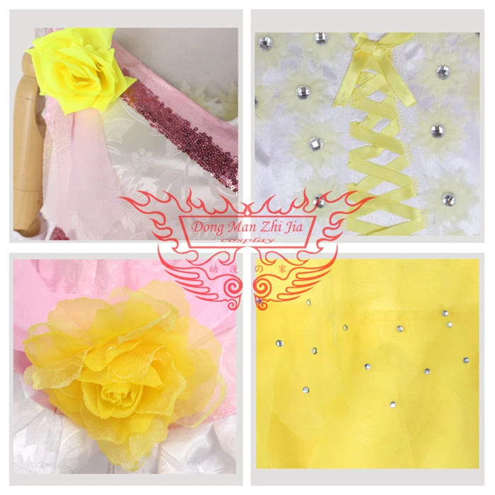 Женский костюм для косплея Love Live голубой из м/ф Rin Hoshizora трансформирует модель