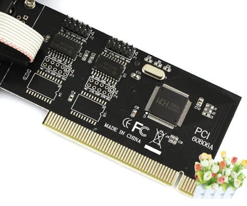 1 шт. Win 7 VISTA XP FO с CD драйвером DB9 последовательные порты разъемы PCI на 2 порта s COM 9